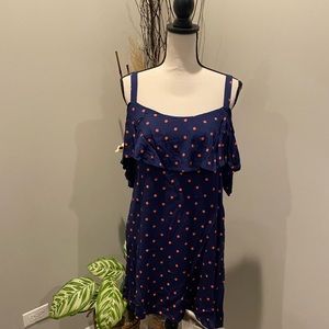 ✨Splendid (NWT) Women's Lacy Polka Dot Print Dress Size L✨
